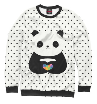 Свитшот для девочек Любовь панды