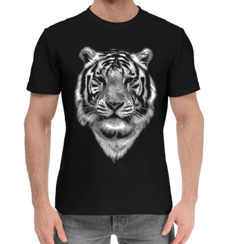 Мужская Хлопковая футболка Год Тигра