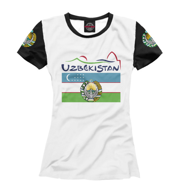 Футболка Узбекистан для девочек 