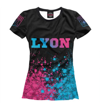 Футболка для девочек Lyon Neon Gradient