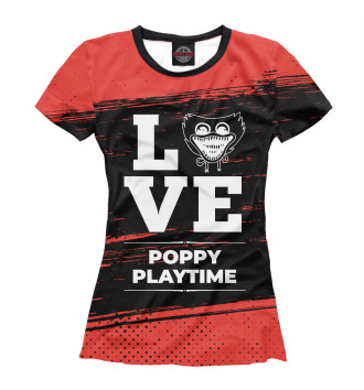 Женская Футболка Poppy Playtime Love Классика
