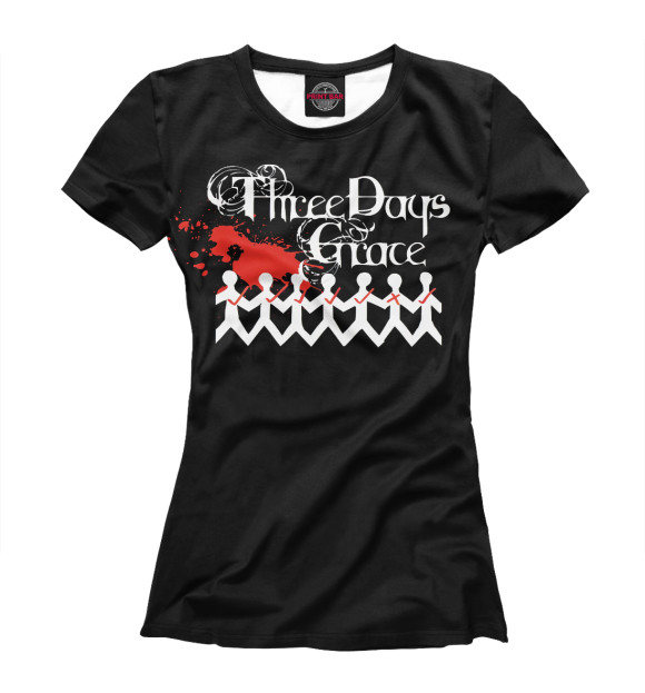 Футболка Three Days Grace для девочек 