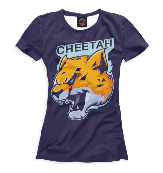 Женская Футболка Cheetah