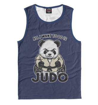 Мужская Майка Judo Panda