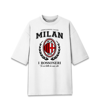Хлопковая футболка оверсайз Милан