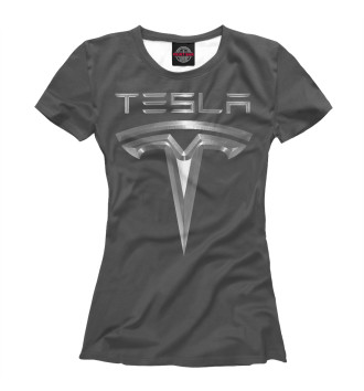 Футболка Tesla Metallic