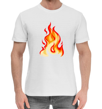 Хлопковая футболка Огонь