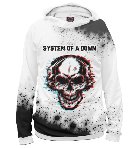 Худи System of a Down | Череп для мальчиков 