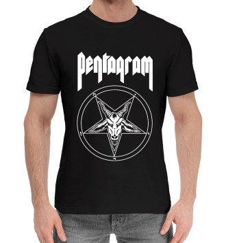 Хлопковая футболка Pentagram