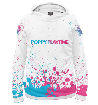 Женское Худи Poppy Playtime Neon Gradient (splash)
