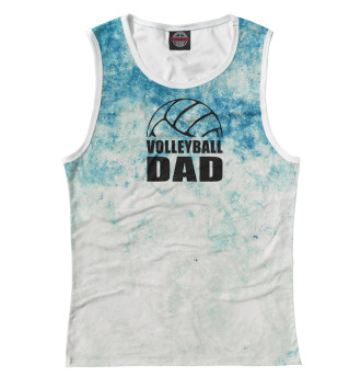 Женская Майка Volleyball Dad