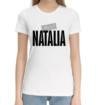 Хлопковая футболка Наталия