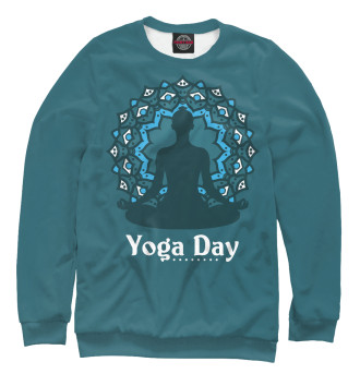 Мужской Свитшот International yoga day