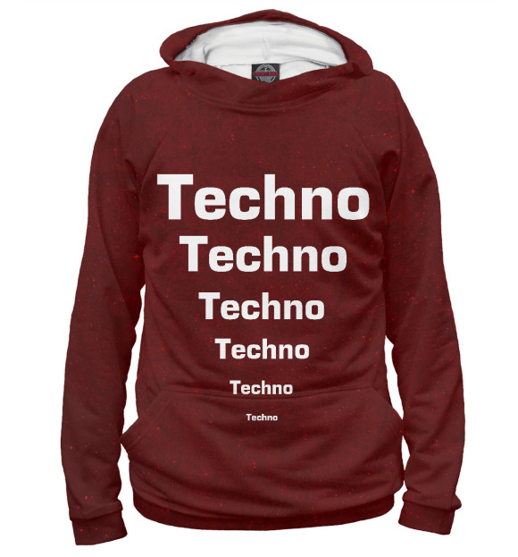 Худи Techno для девочек 