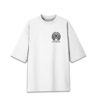 Хлопковая футболка оверсайз Славянский символ Свадебник