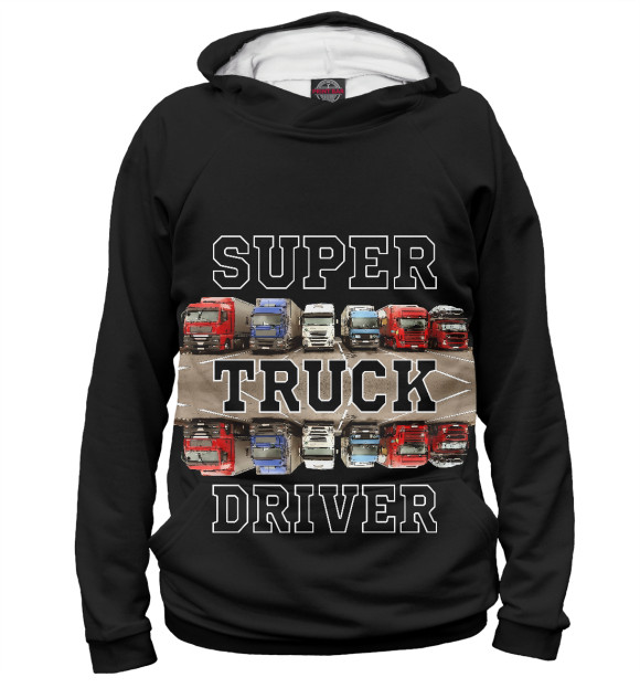 Худи Super Truck Driver для девочек 