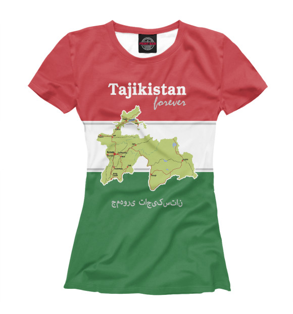 Футболка Таджикистан для девочек 