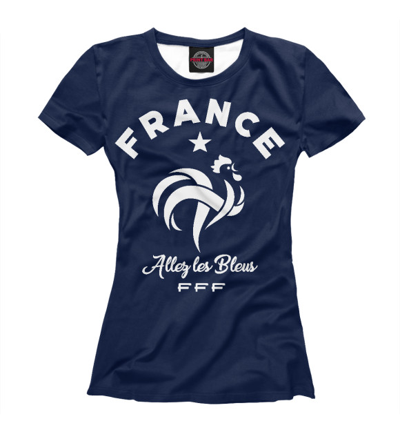 Футболка Франция для девочек 