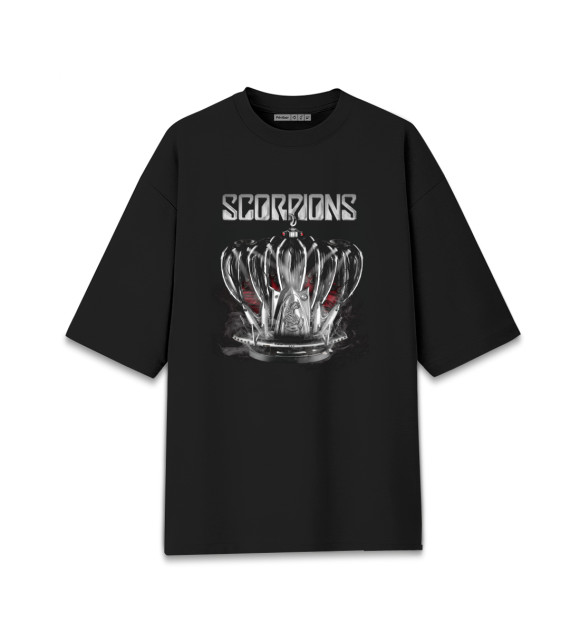 Мужская Хлопковая футболка оверсайз Scorpions