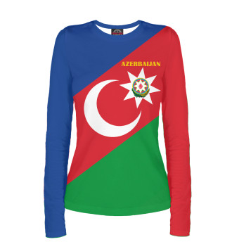 Лонгслив Azerbaijan - герб и флаг