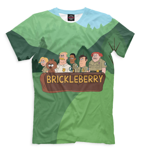 Футболка Brickleberry для мальчиков 