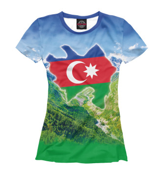 Футболка для девочек Горы Азербайджана