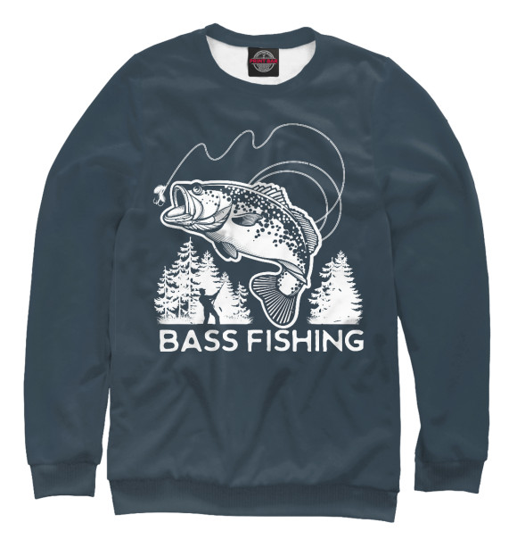Мужской Свитшот Bass Fishing