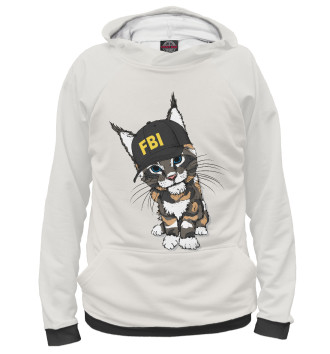 Мужское Худи FBI Cat