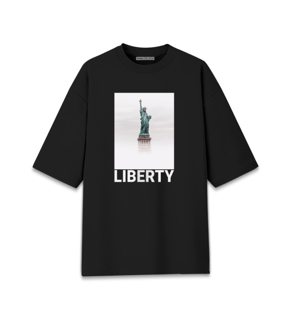 Мужская Хлопковая футболка оверсайз Liberty