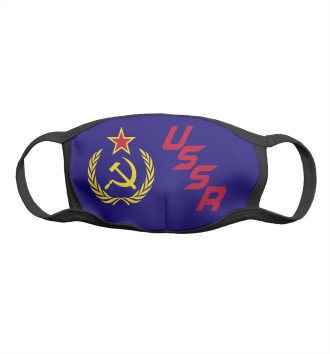 Маска для девочек USSR красного цвета