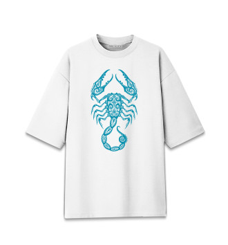 Женская Хлопковая футболка оверсайз Зодиак - Скорпион