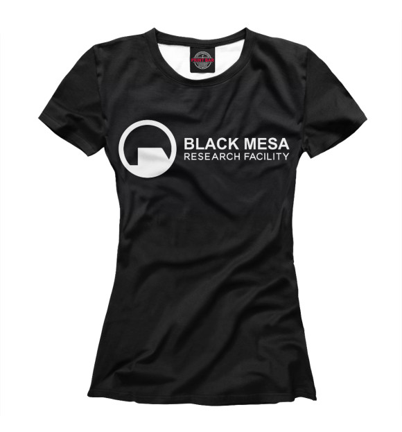 Футболка Сотрудник Black Mesa для девочек 