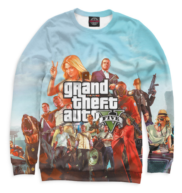 Свитшот Grand Theft Auto V для мальчиков 