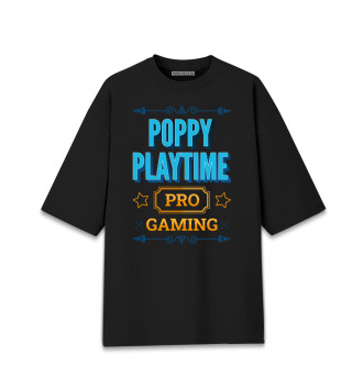 Мужская Хлопковая футболка оверсайз Poppy Playtime PRO Gaming