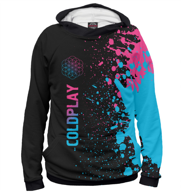 Худи Coldplay Neon Gradient для девочек 