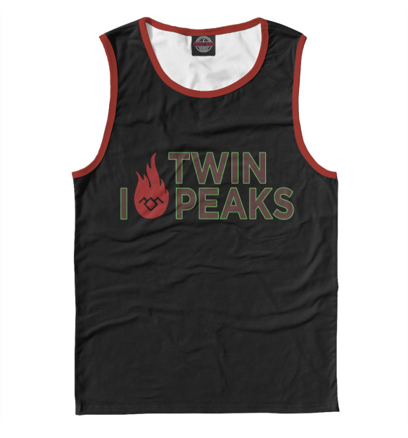 Мужская Майка I Love Twin Peaks