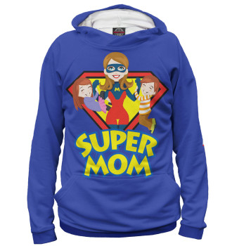 Худи для мальчиков Супер мама