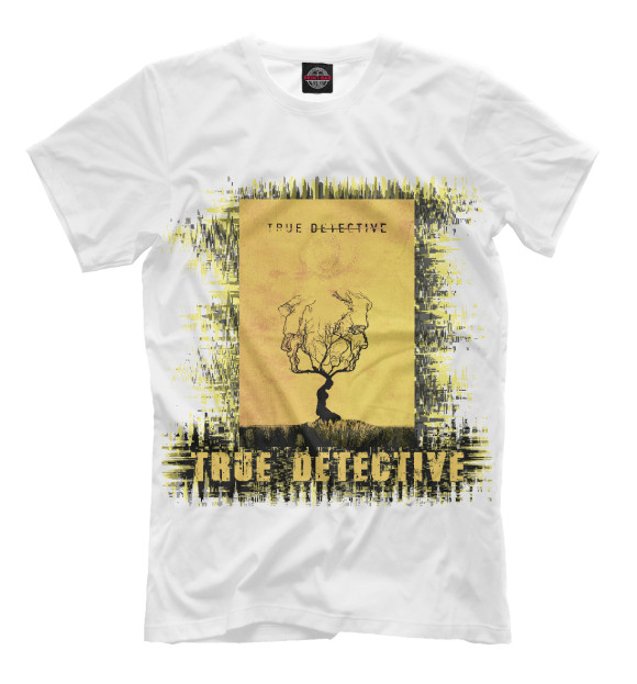 Футболка True detective (yellow theme) для мальчиков 
