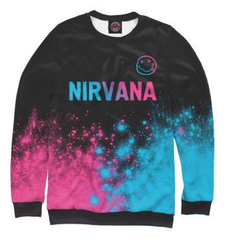Свитшот для девочек Nirvana Neon Gradient