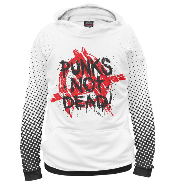 Худи Punks not Dead для девочек 