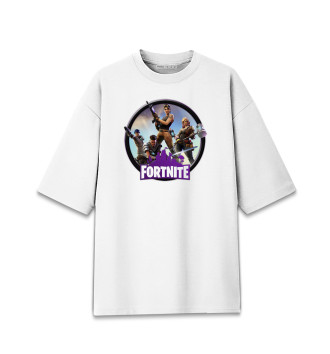 Хлопковая футболка оверсайз Fortnite