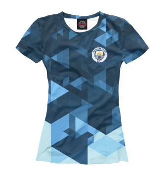 Футболка для девочек Manchester City Abstract