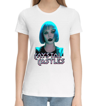 Хлопковая футболка Crystal Castles