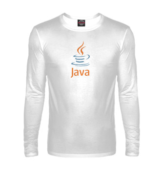 Мужской Лонгслив Java Logo