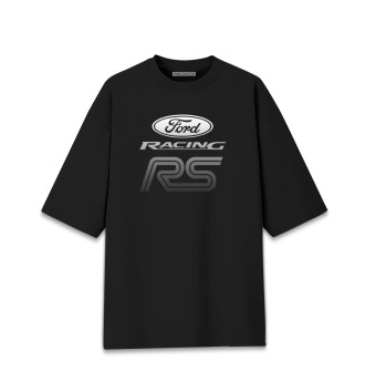 Хлопковая футболка оверсайз Ford Racing
