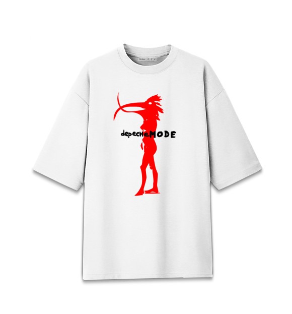 Женская Хлопковая футболка оверсайз Depeche Mode