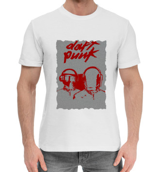 Мужская Хлопковая футболка Daft Punk