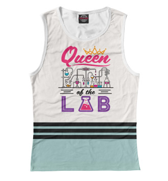Женская Майка Queen of the Lab Laboratory