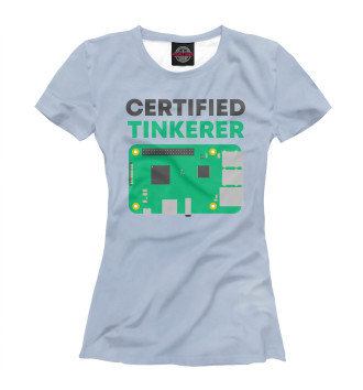 Женская Футболка Certified Tinkerer