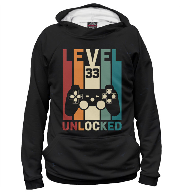 Худи Level 33 Unlocked для девочек 